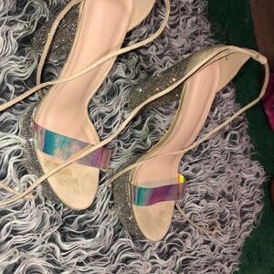 Glitter Platform heels